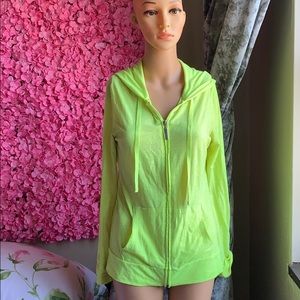 Lime green/yellowish hoodie